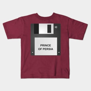 Floppy Disk Prince Of Persia Kids T-Shirt